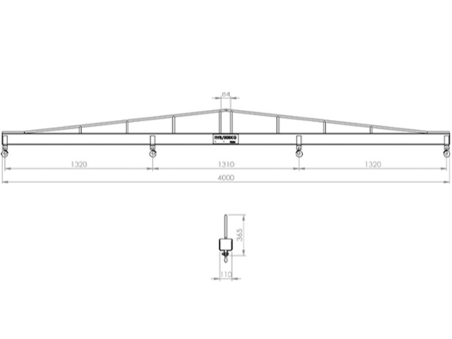 Guindaste Simples para Carga 4m 500kg